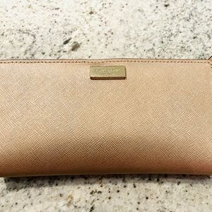 Rose gold Kate Spade wallet